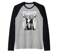 Divertente Allenamento in Palestra: Non puoi nemmeno issare Maglia con Maniche Raglan