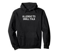 Divertente allergico alle chiacchiere Felpa con Cappuccio