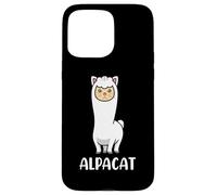 Divertente Alpaca Gatto Mamma Papà Amante Carino Anime Kawaii Estetica Custodia per iPhone 15 Pro Max