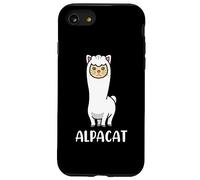 Divertente Alpaca Gatto Mamma Papà Amante Carino Anime Kawaii Estetica Custodia per iPhone SE (2020) / 7 / 8
