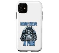 Divertente Alpha Wolf Daddy ha bisogno di un meme par Cringe Disc Golf Custodia per iPhone 11