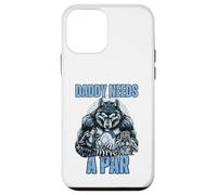Divertente Alpha Wolf Daddy ha bisogno di un meme par Cringe Disc Golf Custodia per iPhone 12 mini