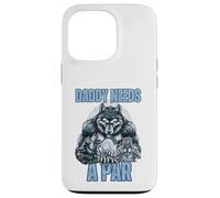 Divertente Alpha Wolf Daddy ha bisogno di un meme par Cringe Disc Golf Custodia per iPhone 13 Pro