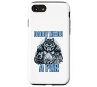 Divertente Alpha Wolf Daddy ha bisogno di un meme par Cringe Disc Golf Custodia per iPhone SE (2020) / 7/8