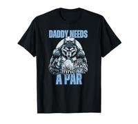 Divertente Alpha Wolf Daddy ha Bisogno di Un Meme Par Cringe Disc Golf Maglietta