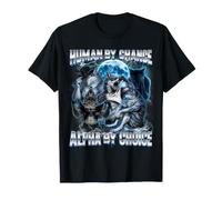 Divertente Alpha Wolf Unhighed Meme Human By Chance Alpha Choice Maglietta