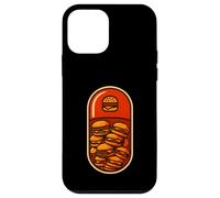 Divertente amante degli hamburger in capsula Pop Art Design Custodia per iPhone 12 mini