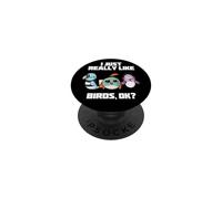 Divertente amante degli uccelli Bird Watching Mi piacciono davvero gli uccelli PopSockets PopGrip Adesivo