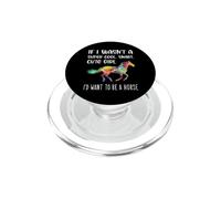 Divertente amante dei cavalli ragazza donna citazione PopSockets PopGrip per MagSafe