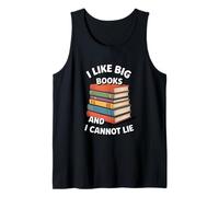 Divertente Amante dei Libri Che Dice Che i Grandi Libri Non Possono mentire Canotta