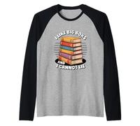 Divertente Amante dei Libri Che Dice Che i Grandi Libri Non Possono mentire Maglia con Maniche Raglan
