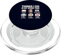 Divertente amante dei libri cose che faccio nel mio tempo libero lettura PopSockets PopGrip per MagSafe