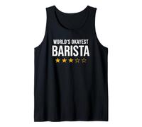 Divertente Amante del caffè Barista più Buono del Mondo Canotta