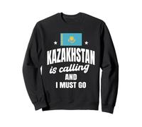 Divertente amante del Kazakistan dicendo kazako persone indossare Felpa