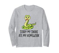 Divertente Amante del Serpente Mi Dispiace Il Mio Serpente ha Mangiato i compiti Maglia a Manica
