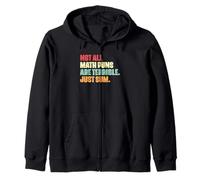 Divertente Amante della Matematica Non Tutti i Giochi di Parole di Matematica Sono terribili Solo somma Felpa con Cappuccio