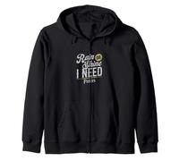 Divertente amante della pizza Rain or Shine I Need Pizzas Art Felpa con Cappuccio