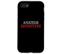 Divertente amatoriale detective crimine tv binge-watching fidanzato Custodia per iPhone SE (2020) / 7/8