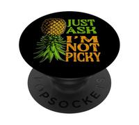 Divertente ananas capovolto Swinger Basta chiedere Im Not PopSockets PopGrip Adesivo