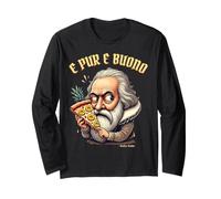 Divertente Ananas Pizza Galileo Galilei Nerd storici Maglia a Manica