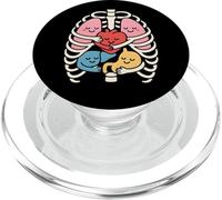 Divertente anatomia umana sorridente bambini PopSockets PopGrip per MagSafe