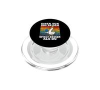 Divertente Anatra Da Padel: Uno Di Noi Gioca Meglio Di Te PopSockets PopGrip per MagSafe