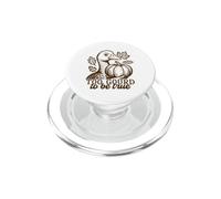 Divertente anatra troppo zucca per essere un vero gioco di parole autunnale PopSockets PopGrip per MagSafe