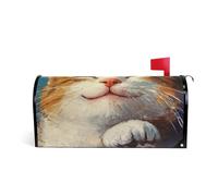 Divertente animale gatto decorativo cassetta postale copre standard magnetico per l'inverno unico estate mailbox copre dimensioni standard Caja de correos