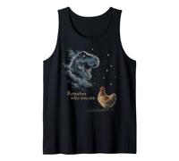 Divertente antenato di Pollo T-Rex Ricorda Chi Sei Canotta