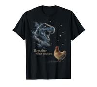 Divertente antenato di Pollo T-Rex Ricorda Chi Sei Maglietta