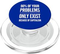 Divertente Anticapitalismo di sinistra progressista americano di sinistra PopSockets PopGrip per MagSafe