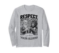 Divertente antropologia Charles Darwin Evolution Gorilla Citazione Maglia a Manica