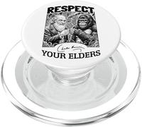 Divertente antropologia Charles Darwin Evolution Gorilla Citazione PopSockets PopGrip per MagSafe