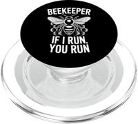 Divertente apicoltore dicendo se ti corro corri donne uomini PopSockets PopGrip per MagSafe