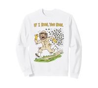 Divertente Apicoltore If I Run You Run Bee Swarm Meme Felpa