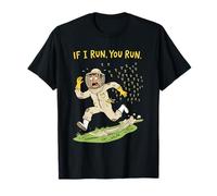 Divertente Apicoltore If I Run You Run Bee Swarm Meme Maglietta