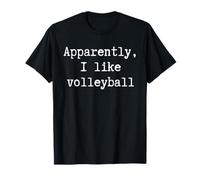 Divertente apparentemente Mi Piace pallavolo Mamma papà Sorella Fratello Maglietta
