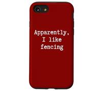 Divertente apparentemente mi piace scherma mamma papà sorella fratello fan Custodia per iPhone SE (2020) / 7/8