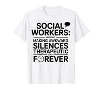 Divertente apprezzamento dell'assistente Sociale MSW School Salute mentale Maglietta