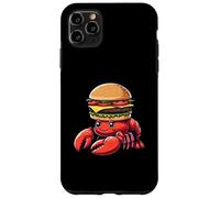 Divertente Aragosta Burger Felice Fast Food Amante Custodia per iPhone 11 Pro Max