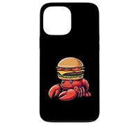 Divertente Aragosta Burger Felice Fast Food Amante Custodia per iPhone 13 Pro Max