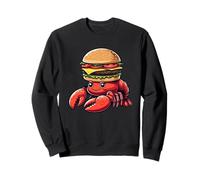 Divertente Aragosta Burger Felice Fast Food Amante Felpa