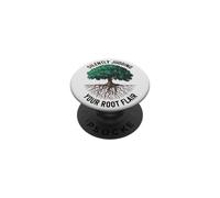 Divertente arboricoltore amante degli alberi giudicare silenziosamente il tuo talento radicale PopSockets PopGrip Adesivo