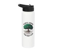 Divertente arboricoltore amante degli alberi giudicare silenziosamente il tuo talento radicale Stainless Steel Insulated Water Bottle