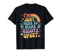 Divertente Arcobaleno Orgoglio Rendere bigotti sconvolto Umorismo dicendo Donne Uomini Maglietta