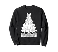 Divertente Armonicista Christmas Tree Armonica Felpa