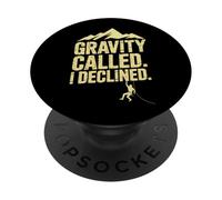 Divertente arrampicata su roccia gravità chiamato ho rifiutato arrampicata PopSockets PopGrip Adesivo