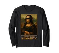 Divertente arte animale ispirata al Rinascimento Maglia a Manica