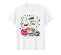 Divertente ARTIGIANAMENTO I Knit così Non SVOLTO Maglietta