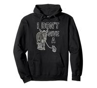 Divertente Asino Non Dare Ratto Sarcastic Mouse Humor Animal Felpa con Cappuccio